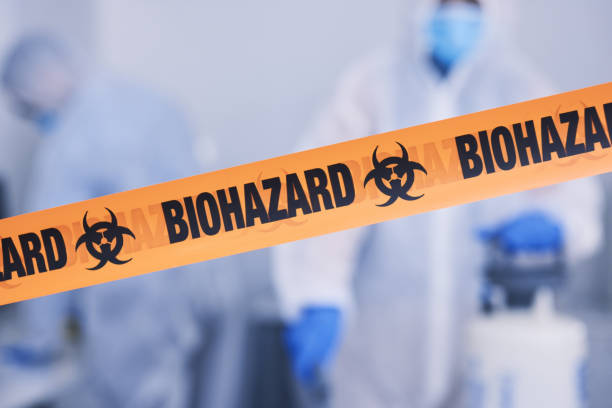 Professional Biohazard Cleanup technician working in Carpenter, WY